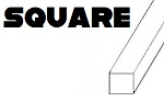 Evergreen Scale Models Styrene Square Strips